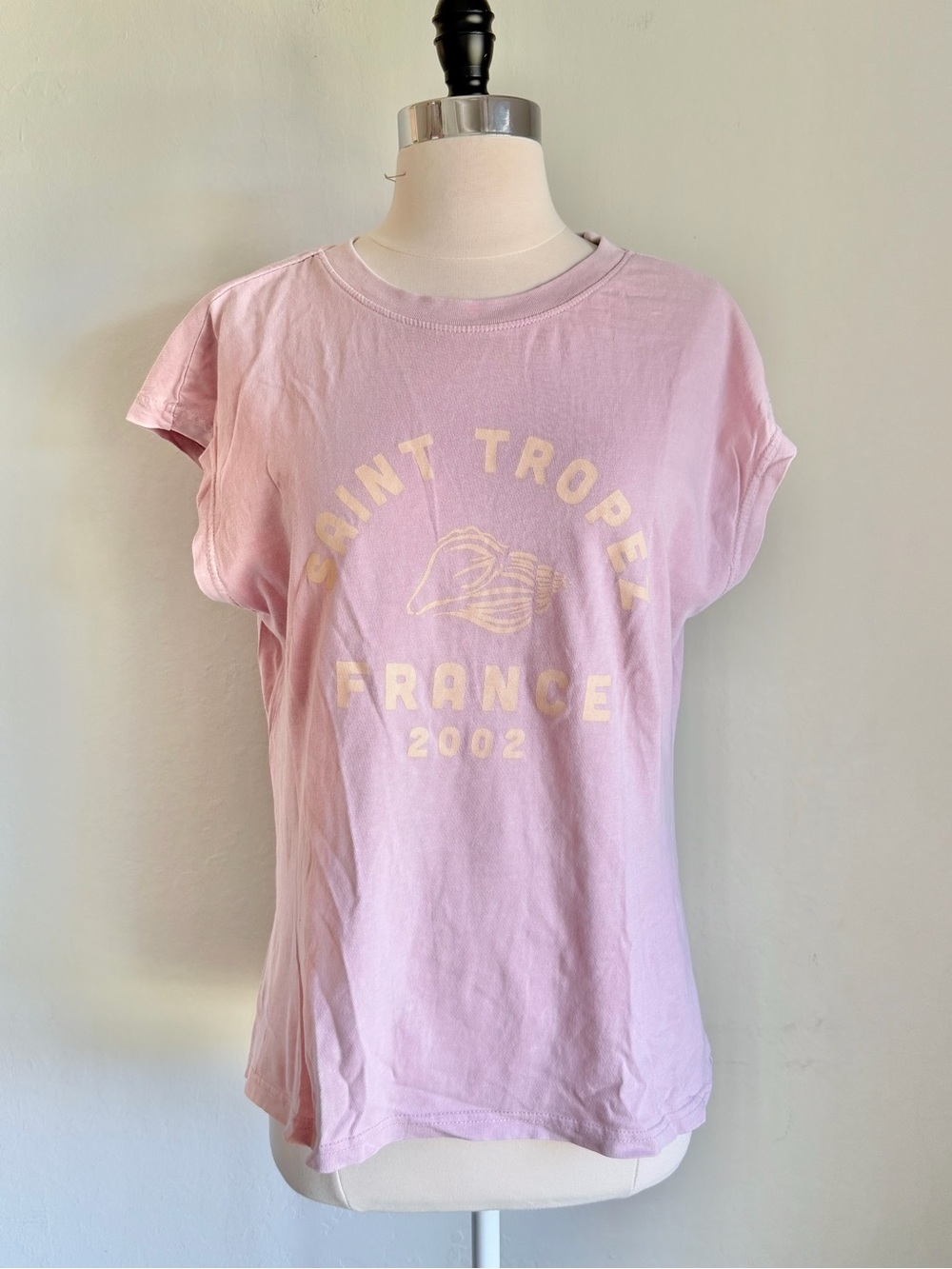 C&C California Light Pink 'Saint Tropez France 2002' Graphic Tee
